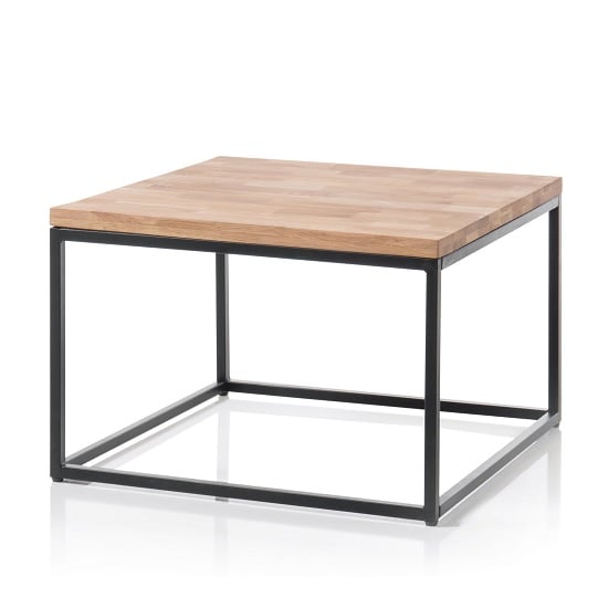 Humber Wooden Coffee Table Square In Knotty Oak_2