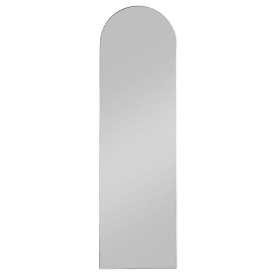 Hurstan Arch Leaner Mirror In Silver Frame