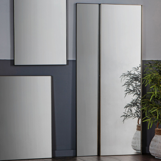 Hurstan Large Rectangular Leaner Mirror In Silver Frame_2