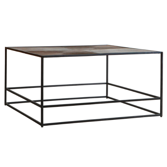 Read more about Hurston metal coffee table in antique copper