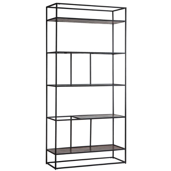 Photo of Hurston metal shelving display unit in antique copper