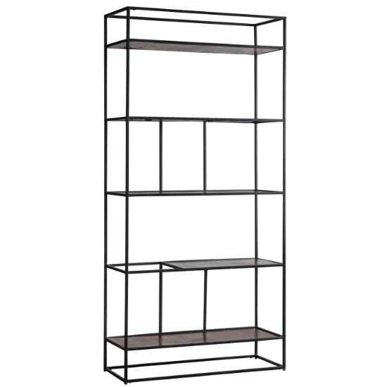 Hurston Metal Shelving Display Unit In Antique Copper Furniture in