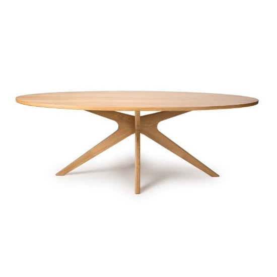 Read more about Hvar wooden dining table oval in oak