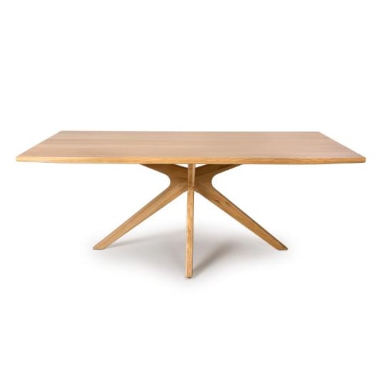 Product photograph of Hvar Wooden Dining Table Rectanuglar Large In Oak from Furniture in Fashion