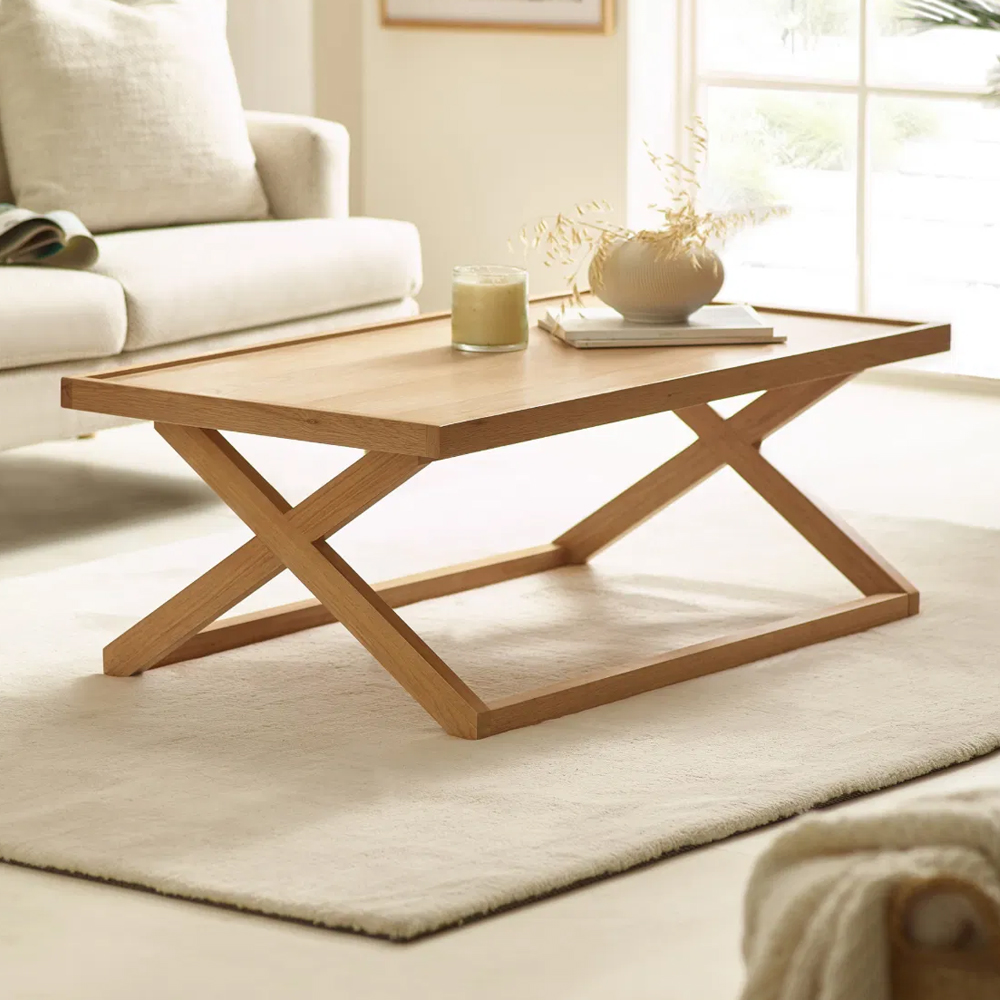 Hyannis Wooden Coffee Table - Light Oak