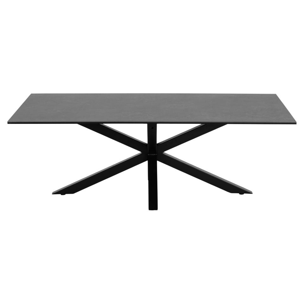 Hyeres Ceramic Rectangular Coffee Table In Black Fairbanks