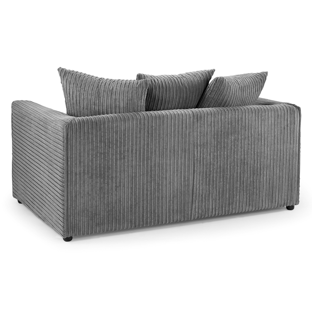Hyeres Fabric 2 Seater Sofa In Grey