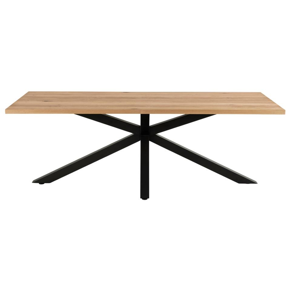 Hyeres Wooden Rectangular Dining Table In Wild Oak