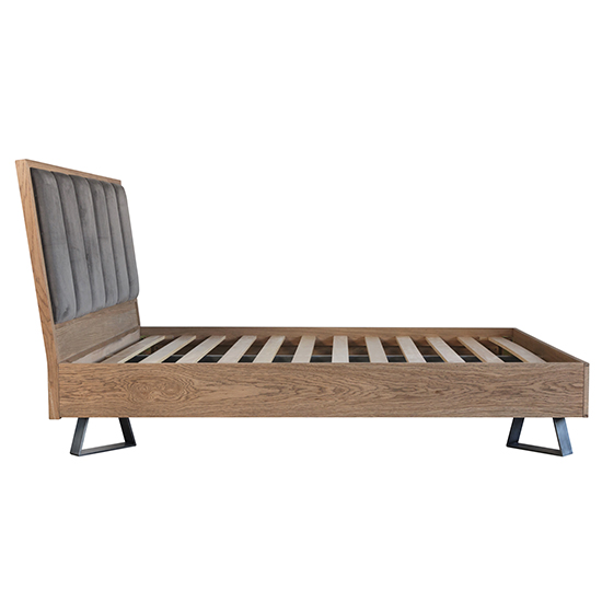 Idaho Wooden Super King Size Bed In Aged Grey Oak_3