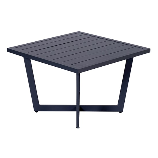 Idriya Aluminium Outdoor Side Table Large In Carbon Black