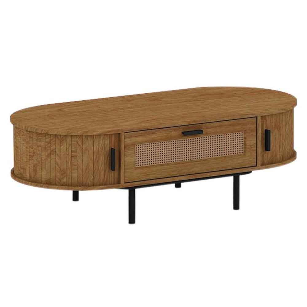 Ilford Wooden Coffee Table With 1 Drawer In Light Oak