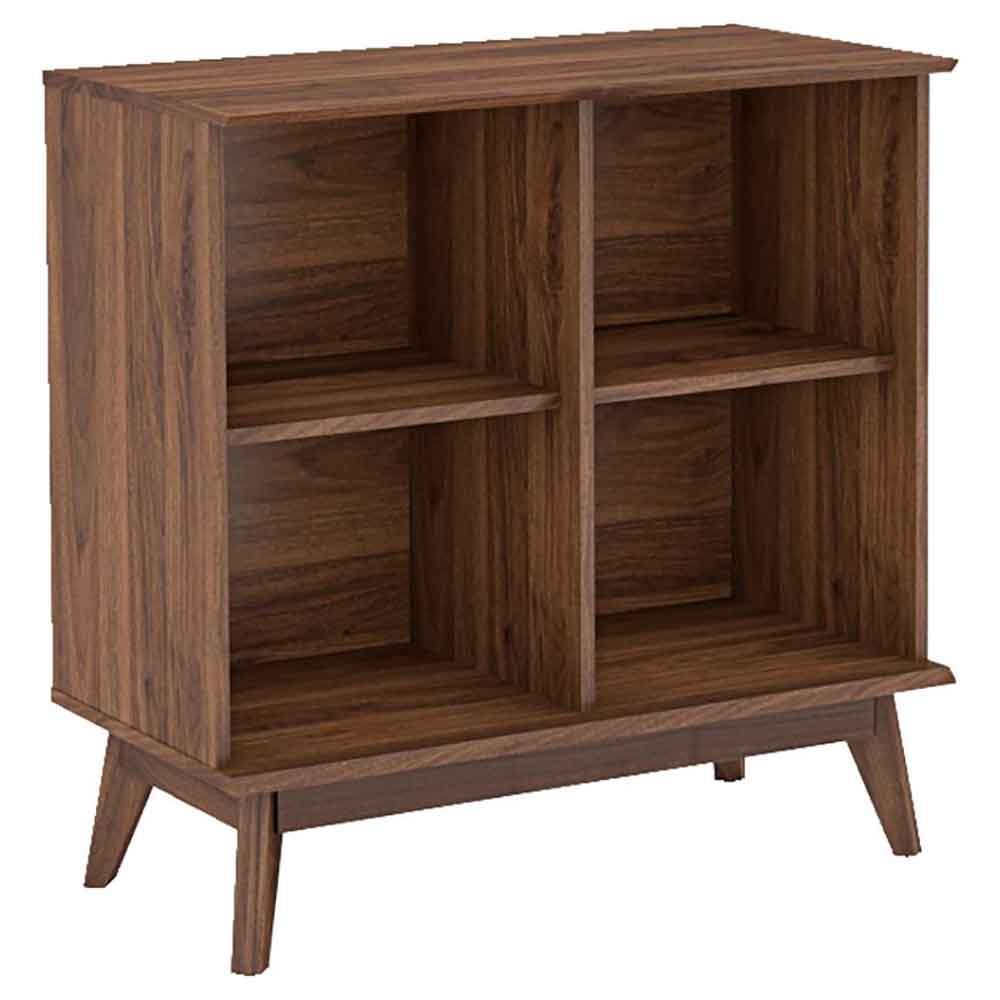 Ilford Wooden Display Stand With 1 Sliding Door In Columbian Walnut