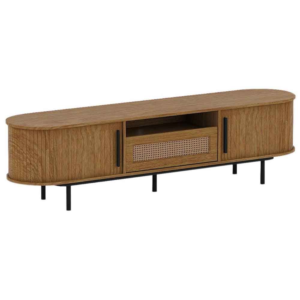 Ilford Wooden TV Stand With 1 Drawer In Light Oak