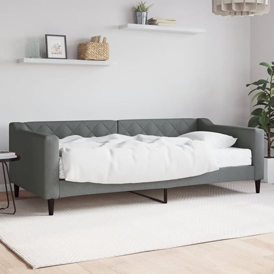 Product photograph of Imperia Fabric Daybed In Dark Grey from Furniture in Fashion