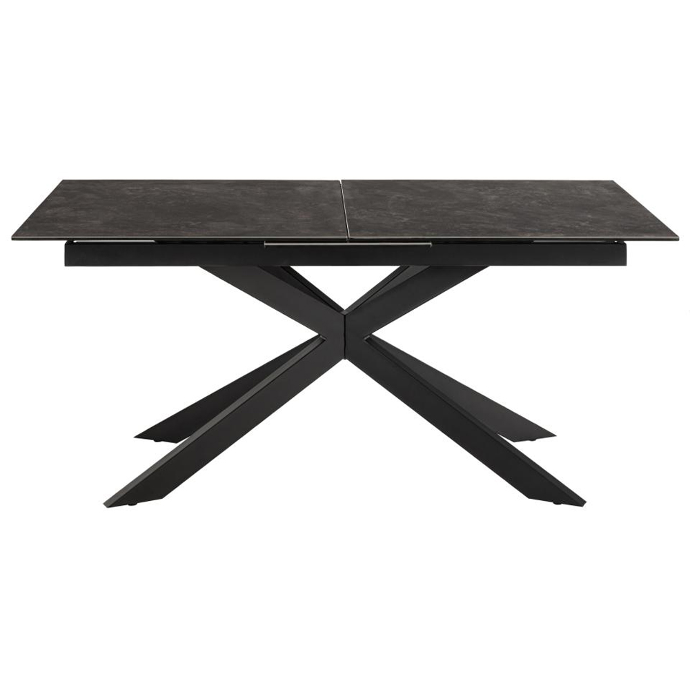 Imperia Small Ceramic Extending Dining Table In Black Fairbanks