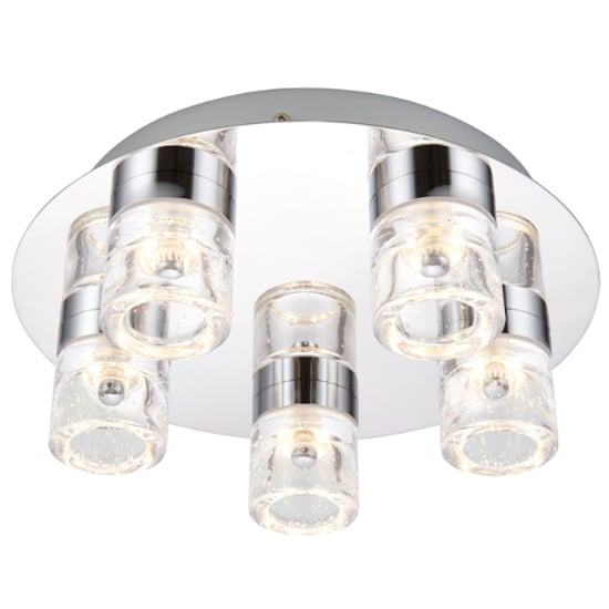 Read more about Impost led 5 lights flush ceiling light in chrome