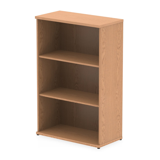 Read more about Impulse 1200mm wooden bookcase in oak