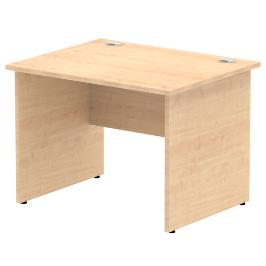 Impulse 800mm Computer Desk In Maple With Panel End Leg
