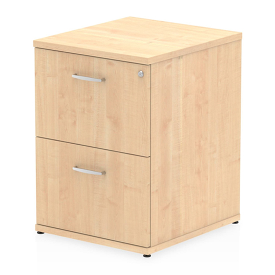 Product photograph of Impulse Wooden 2 Drawers Filing Cabinet In Maple from Furniture in Fashion