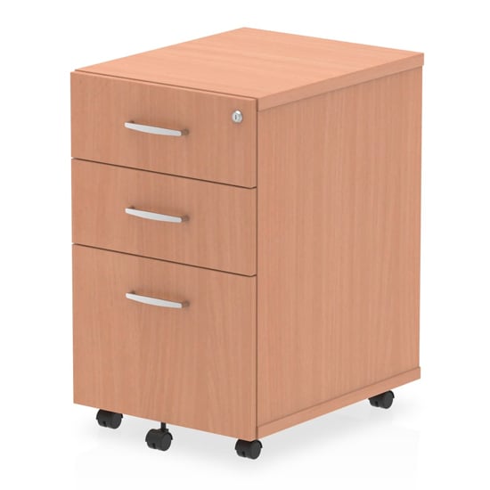 Read more about Impulse wooden 3 drawers office pedestal cabinet in beech