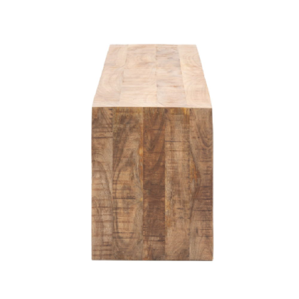 Inca Wooden Dining Bench In Natural