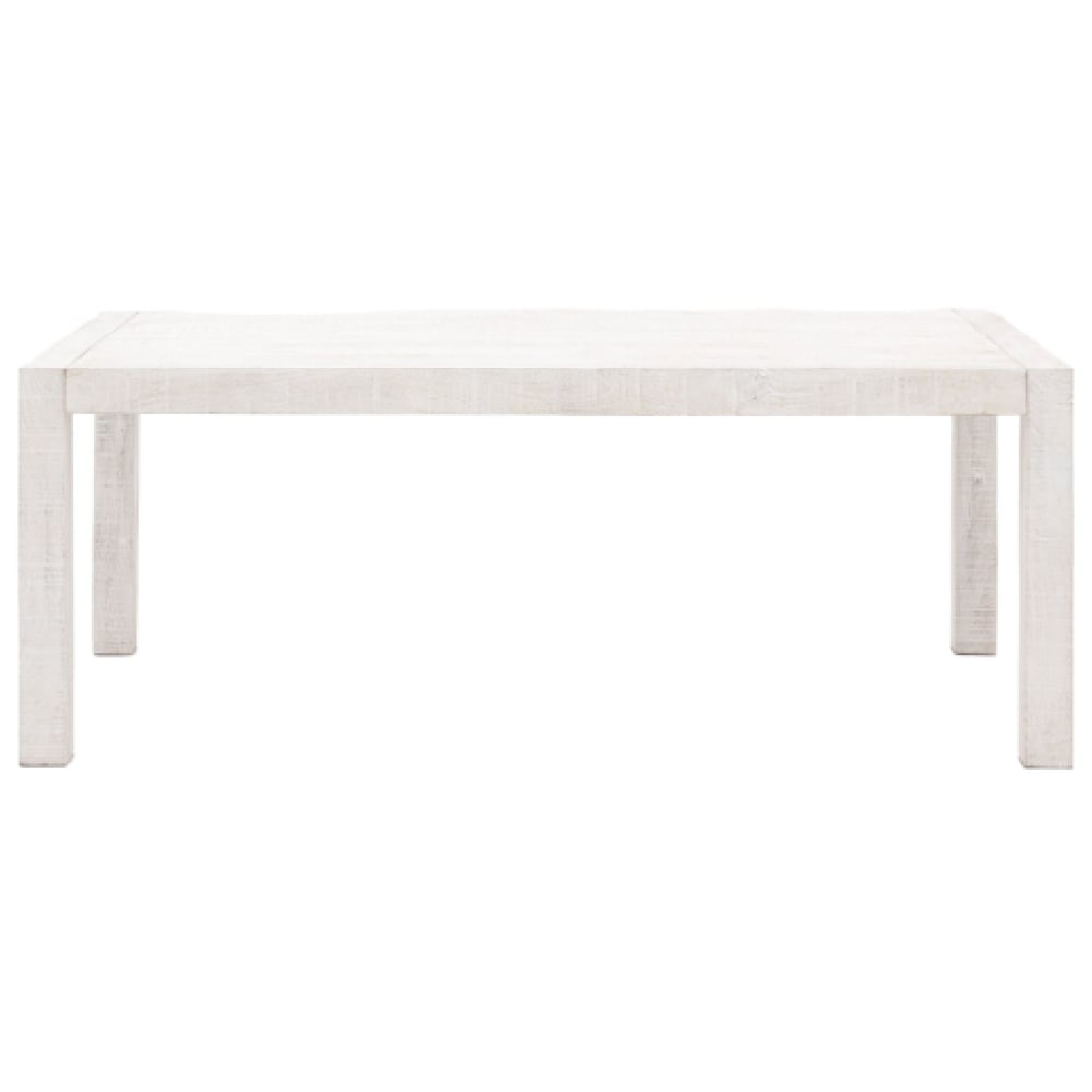 Inca Wooden Dining Table In Whitewash
