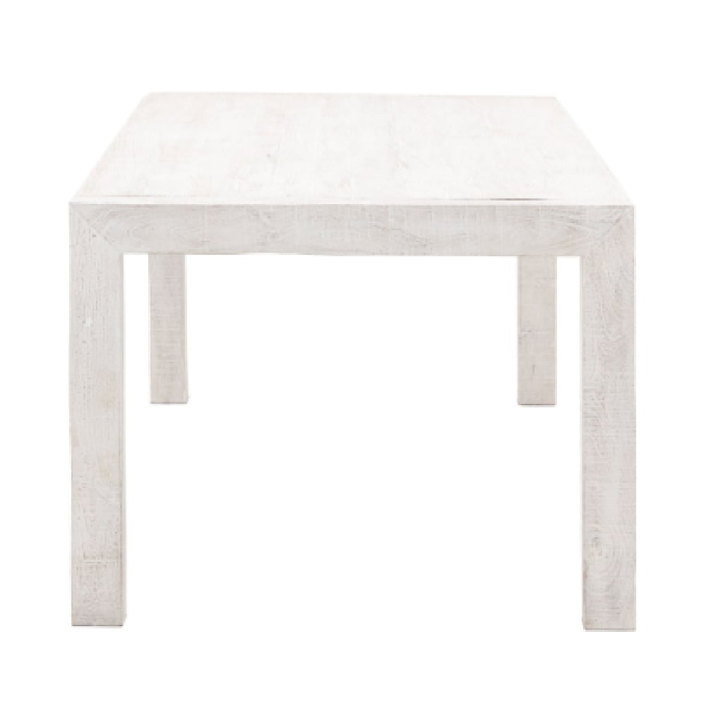 Inca Wooden Dining Table In Whitewash