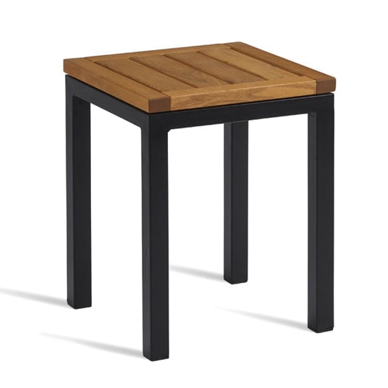 Inchture Wooden Low Stool In Natural