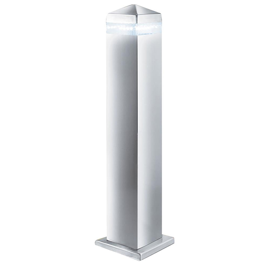 India LED 16 Lights Outdoor Post In Satin Silver_2