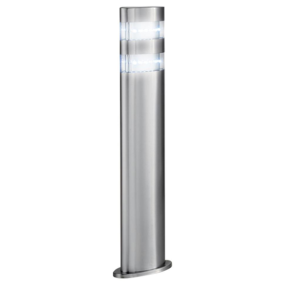 India Small LED 16 Lights Outdoor Post In Satin Silver_2