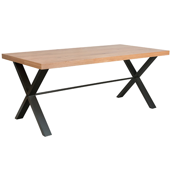 Indio Wooden 130cm Dining Table In Oak