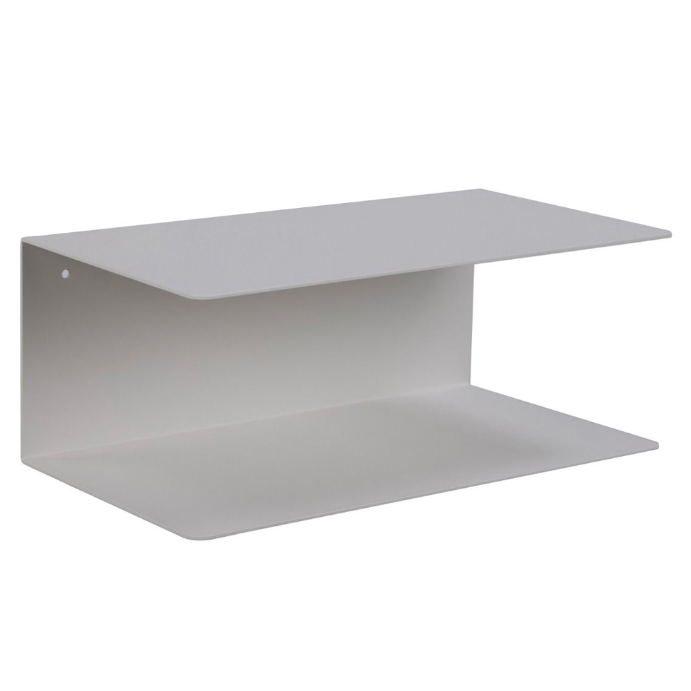 Indio Metal Wall Shelf In White