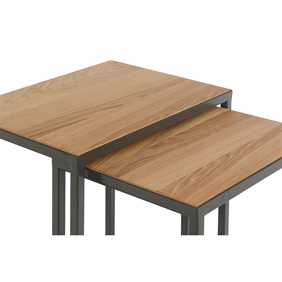 Indio Wooden Nest of 2 Tables In Oak_6