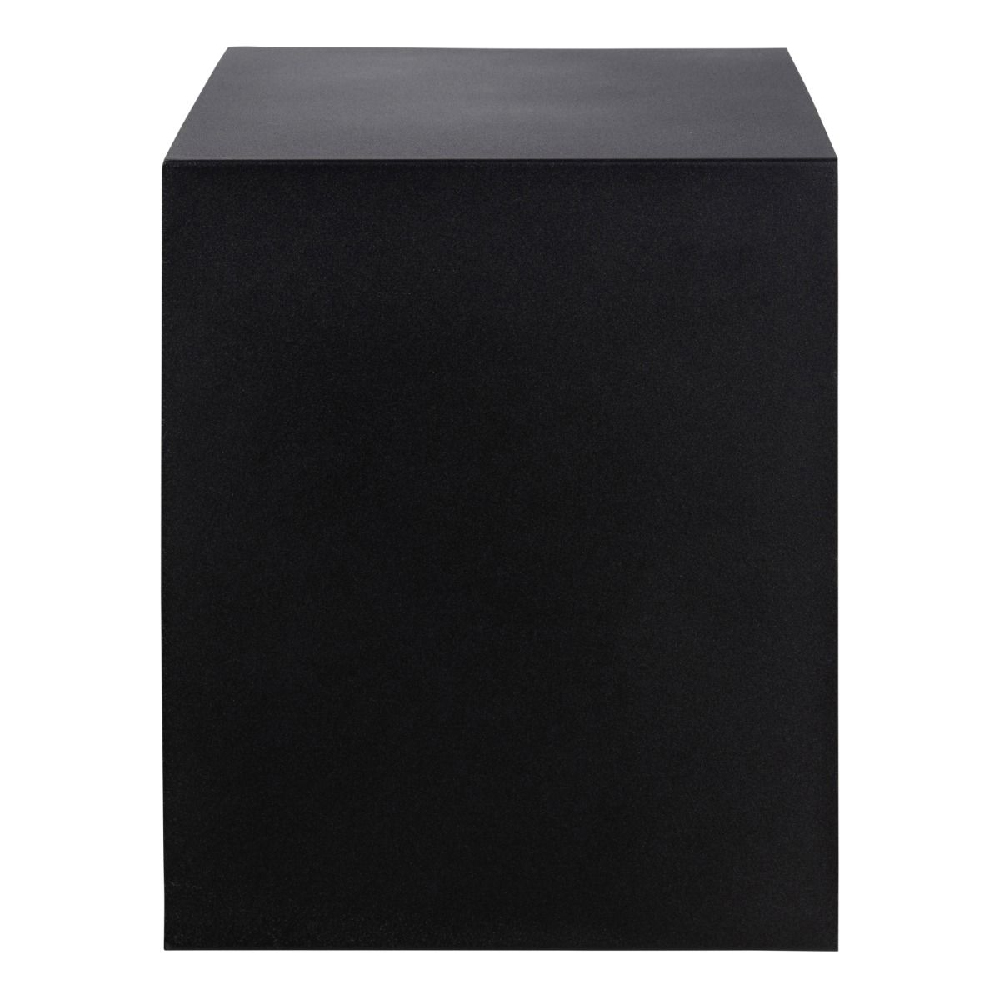 Indio Wooden Bedside Cabinet With 1 Drawer In Black And Bamboo