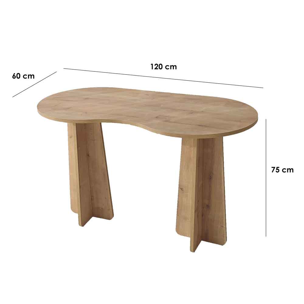 Infini Wooden Laptop Desk in Sapphire Oak