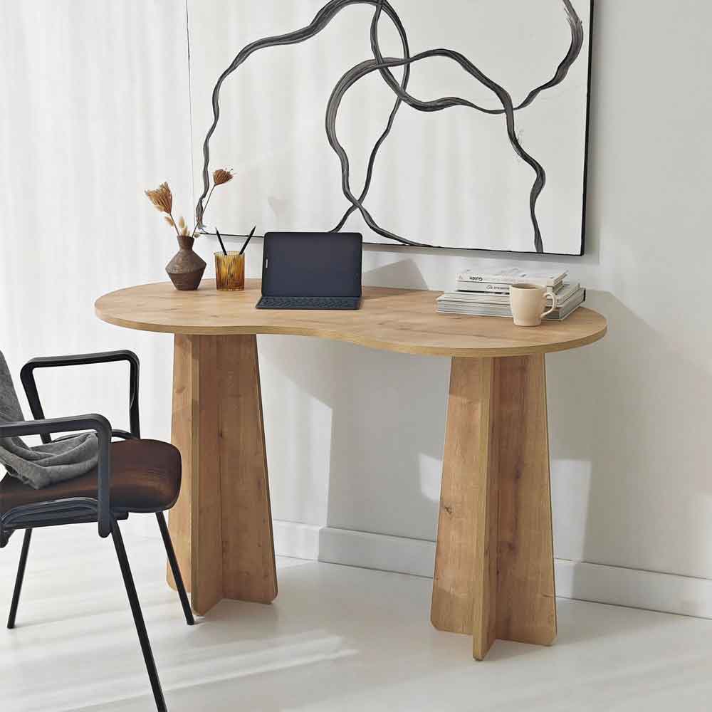 Infini Wooden Laptop Desk in Sapphire Oak