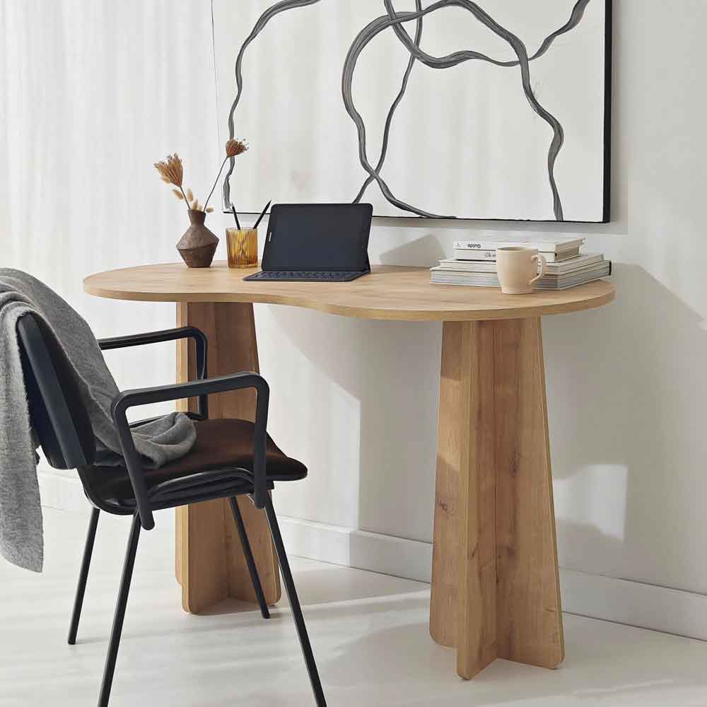 Infini Wooden Laptop Desk in Sapphire Oak