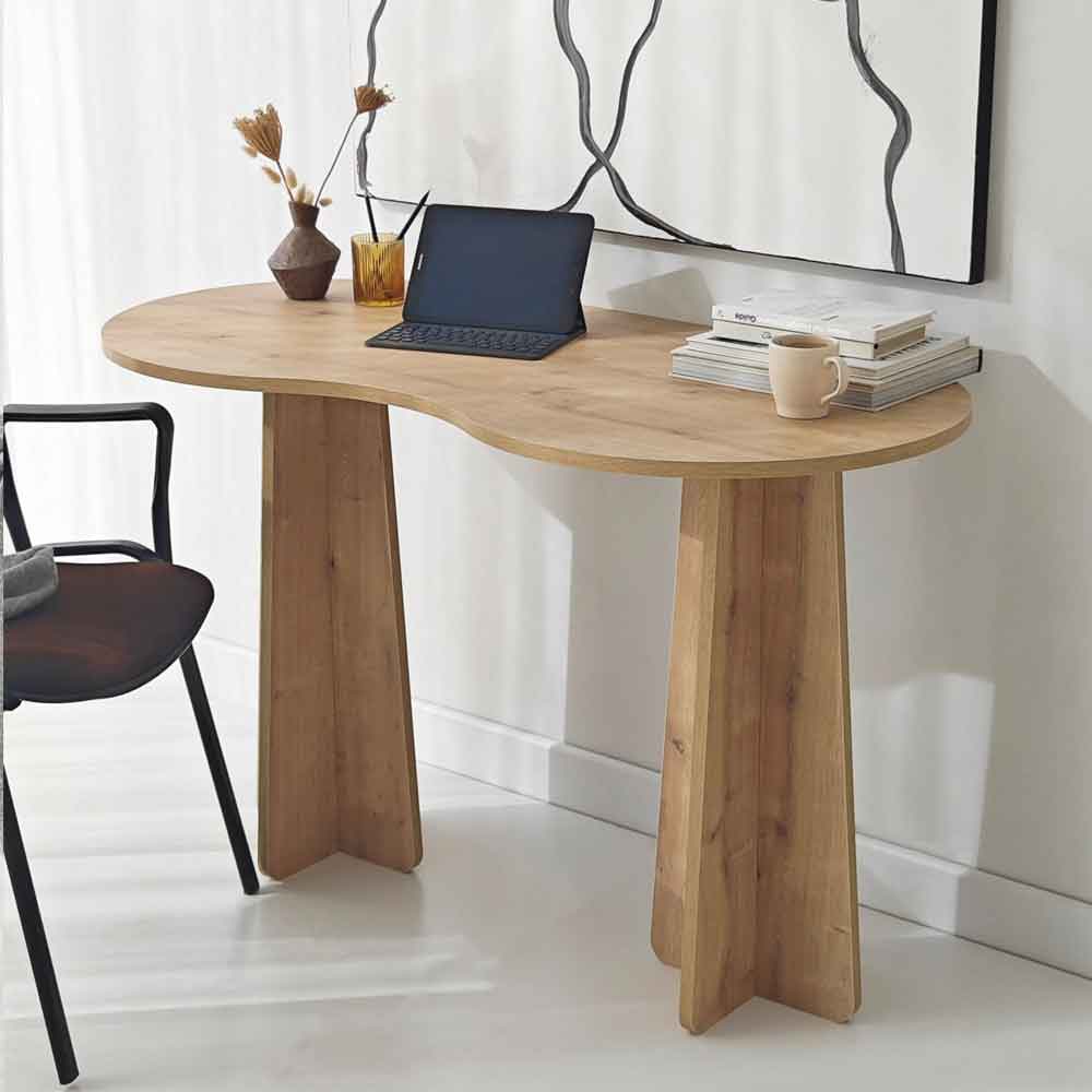 Infini Wooden Laptop Desk in Sapphire Oak