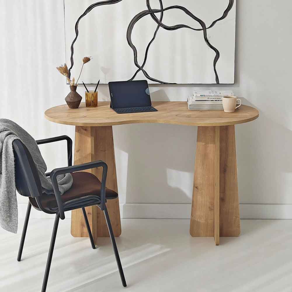 Infini Wooden Laptop Desk in Sapphire Oak