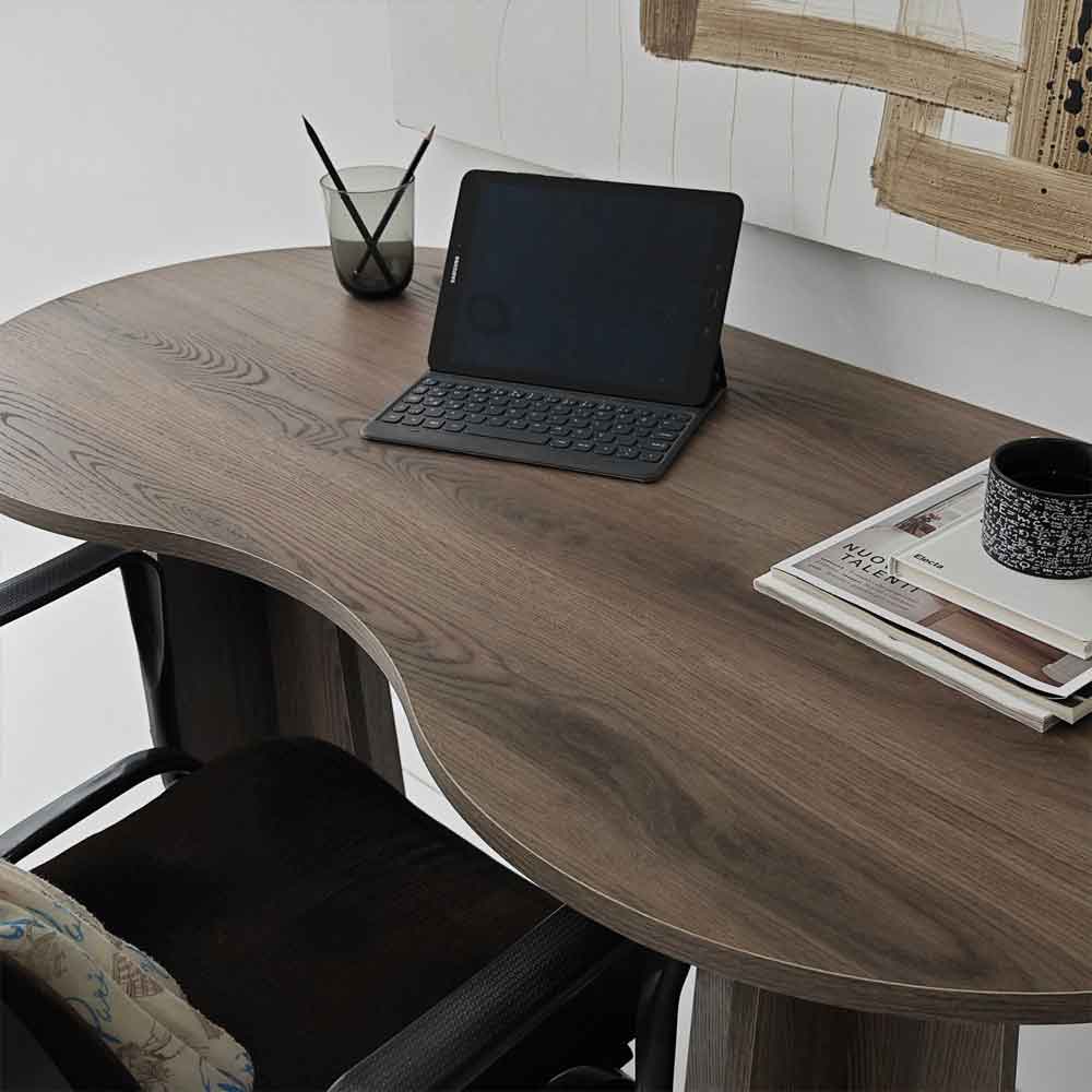 Infini Wooden Laptop Desk in Walnut