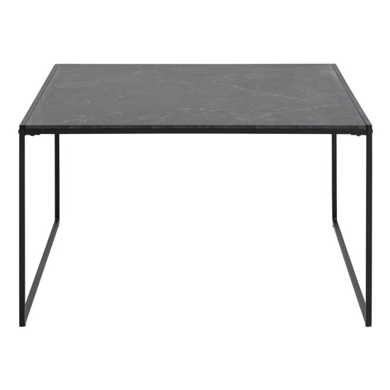 Infor Square Wooden Coffee Table In Black Marble Effect_3