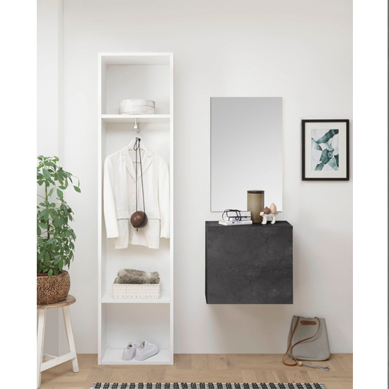 Product photograph of Infra Bathroom Furniture Set In White And Oxide from Furniture in Fashion