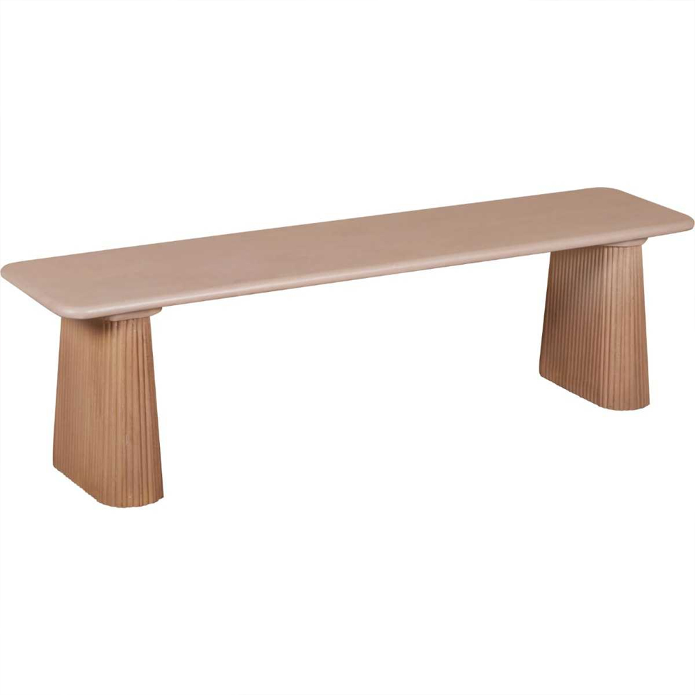 Inglewood Wooden Dining Bench In Natural
