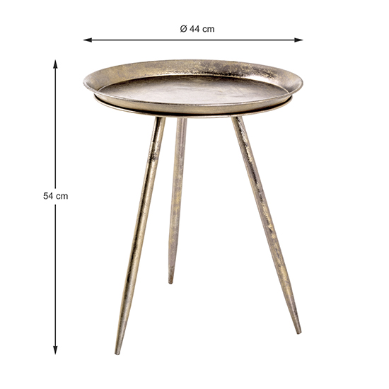 Inman Round Metal Set Of 2 Side Tables In Bronze_3
