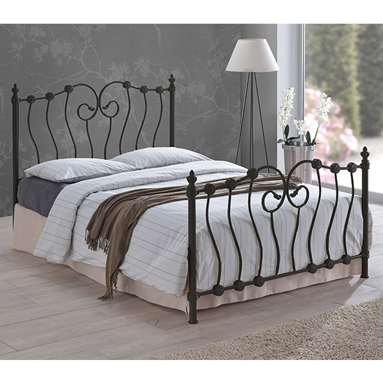 Read more about Inova designer metal double bed in black