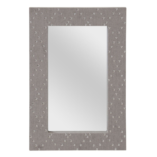 Clara Wall Mirror Round In Silver Mosaic Frame Furniture in Fashion