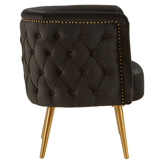 Intercrus Upholstered Fabric Tub Chair In Black_3