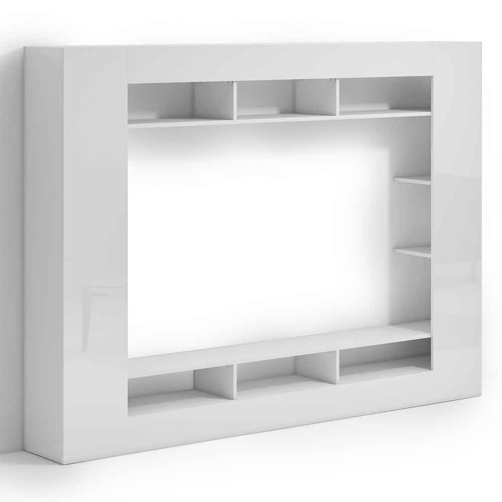 Inverness High Gloss Entertainment Unit In White