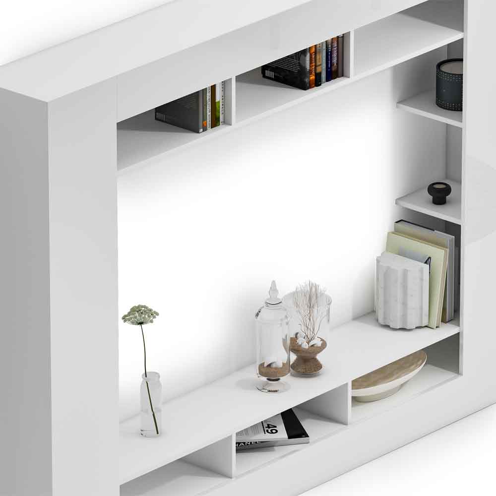 Inverness High Gloss Entertainment Unit In White