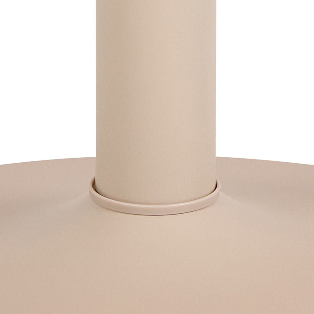 Ionia Wooden Round Dining Table In Beige